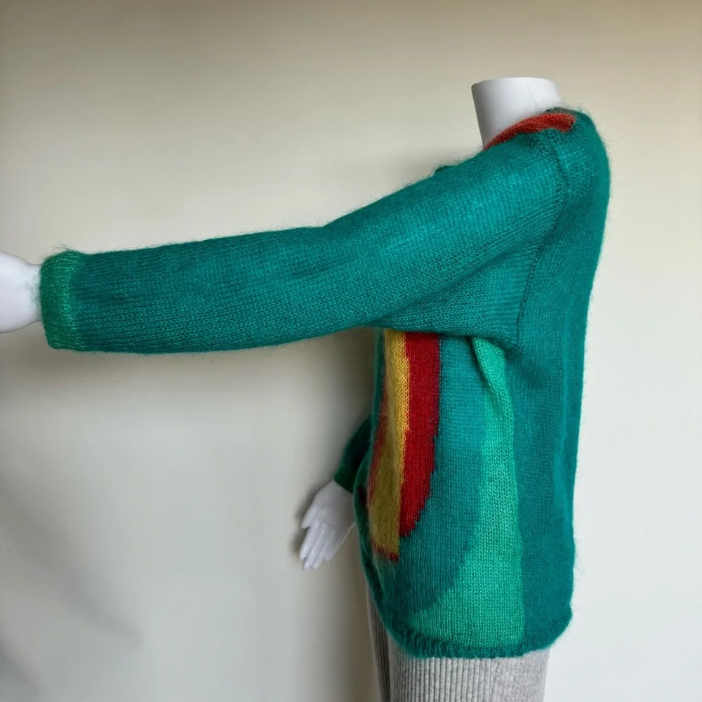 Jeanne Pierre 80s Picasso Mohair Blend Sweater Women's P